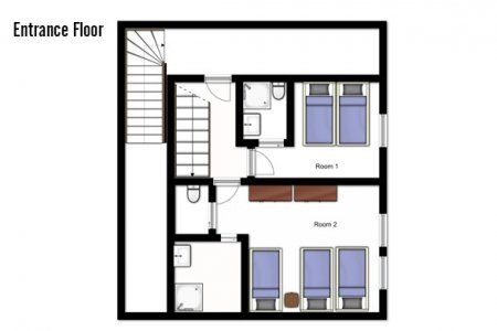 Chalet Crocus Blanc